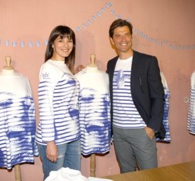 Σάκης Ρουβάς: Με συλλεκτικό T-shirt του Γκοτιέ για την Μελίνα Μερκούρη  - Κυρίως Φωτογραφία - Gallery - Video
