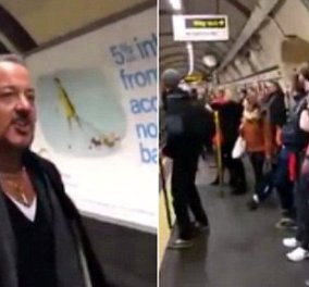 Επιβάτης άρχισε  να τραγουδάει περιμένοντας το τρένο & ξαφνικά τον ακολούθησαν όσοι ήταν στην  πλατφόρμα!(Βίντεο) - Κυρίως Φωτογραφία - Gallery - Video