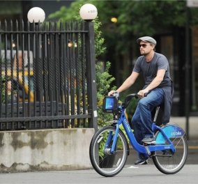 Ζωή ποδήλατο: O Leonardo Di Caprio στους δρόμους του L.A. με το αγαπημένο του... όχημα & καλή παρέα! (φωτό)