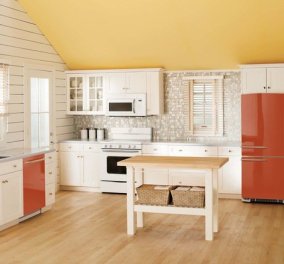 To vintage ψυγείο σε όλα τα χρώματα μεταμορφώνει την κουζίνα σας & την κάνει πιo ενδιαφέρουσα! (φωτό)