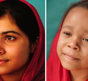 5χρονο κοριτσάκι μεταμορφώνεται σε γυναίκες που άλλαξαν τον κόσμο - Μαλάλα, Μητέρα Τερέζα ή Nina Simone