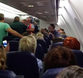 Κρήτη: Το ντοκουμέντο του πανικού σε πτήση για το Ηράκλειο - Η στιγμή της σύλληψης και το ξέσπασμα των επιβατών  - Κυρίως Φωτογραφία - Gallery - Video