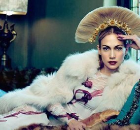 Η νέα αυτοκράτειρα Ευγενία πασών των Ρωσιών: Η Τζένιφερ Λόπεζ στο εξώφυλλο του ρωσικού Harpers Bazaar! (Φωτό)
