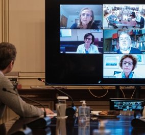 Ποια είναι η Αναστασία, η Αντωνία, η Ελένη & η Μηλίτσα: Οι 4 εντατικολόγοι σε teleconference με τον Πρωθυπουργό - Τι του είπαν; (φωτό)