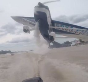 Το βίντεο που κόβει την ανάσα: Αεροπλάνο παραλίγο να συγκρουστεί με σκάφος - Κυρίως Φωτογραφία - Gallery - Video