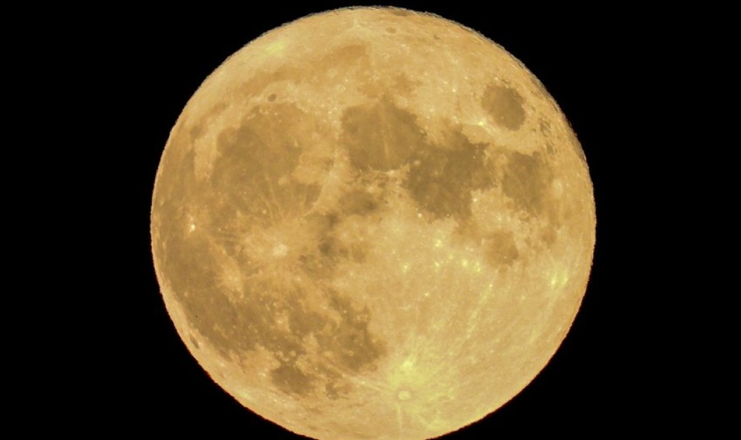 Φωτό ημέρας η πανσέληνος του Σεπτεμβρίου - το «φεγγάρι του θερισμού» φώτισε τον ουρανό - κλικ: Γιώργος Κονταρίνης/Eurokinissi 