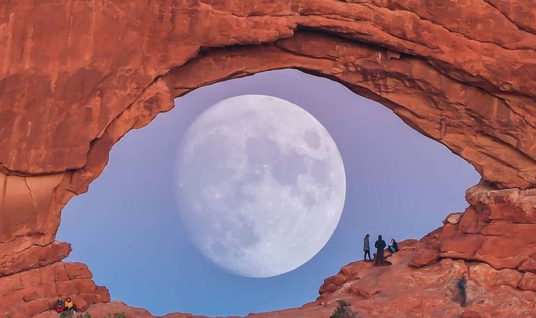 Φωτό ημέρας: Ένα απίθανο κλικ - Ζήτησέ μου το φεγγάρι…/ Photo: Instagram - @zachcooleyphoto